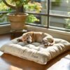 Natural Cotton & Wool Pet Futon